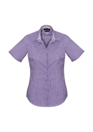 Picture of Biz Corporates Ladies Newport Shirt Short Sleeve